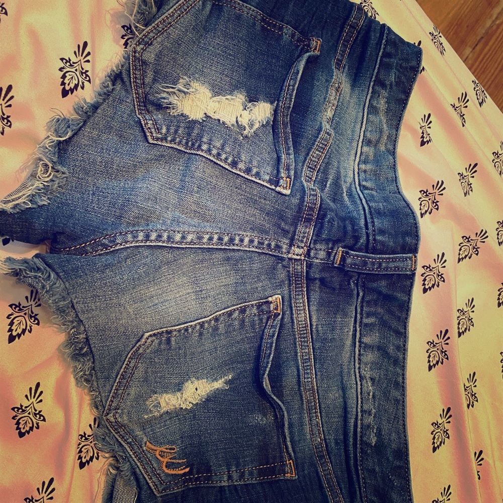Denim shorts